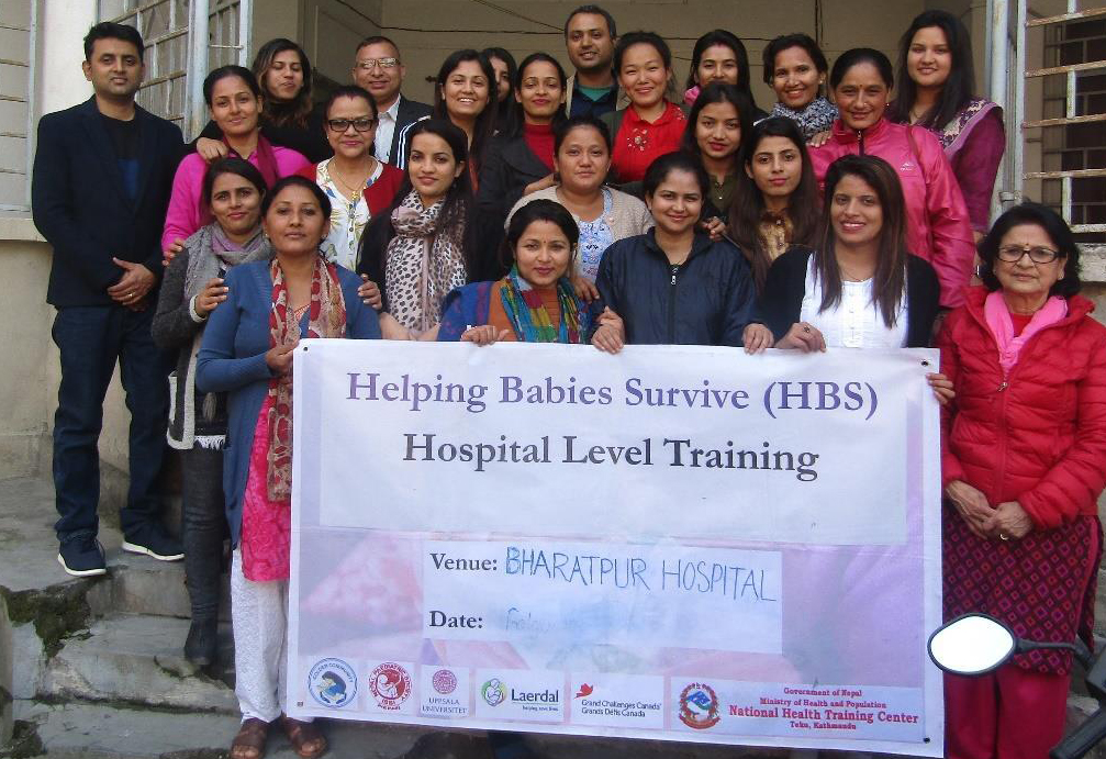 BHARATPUR HOSPITAL – TRAINING ON – HELPING BABIES SURVIVE