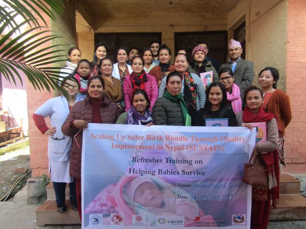 HOSPITAL LEVEL REFRESHER TRAINING ON “HELPING BABIES SURVIVE”, PROVINCE HOSPITAL SURKHET