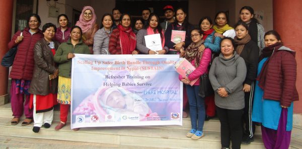 HOSPITAL LEVEL REFRESHER TRAINING ON “HELPING BABIES SURVIVE”, BHERI HOSPITAL, NEPALGUNJ